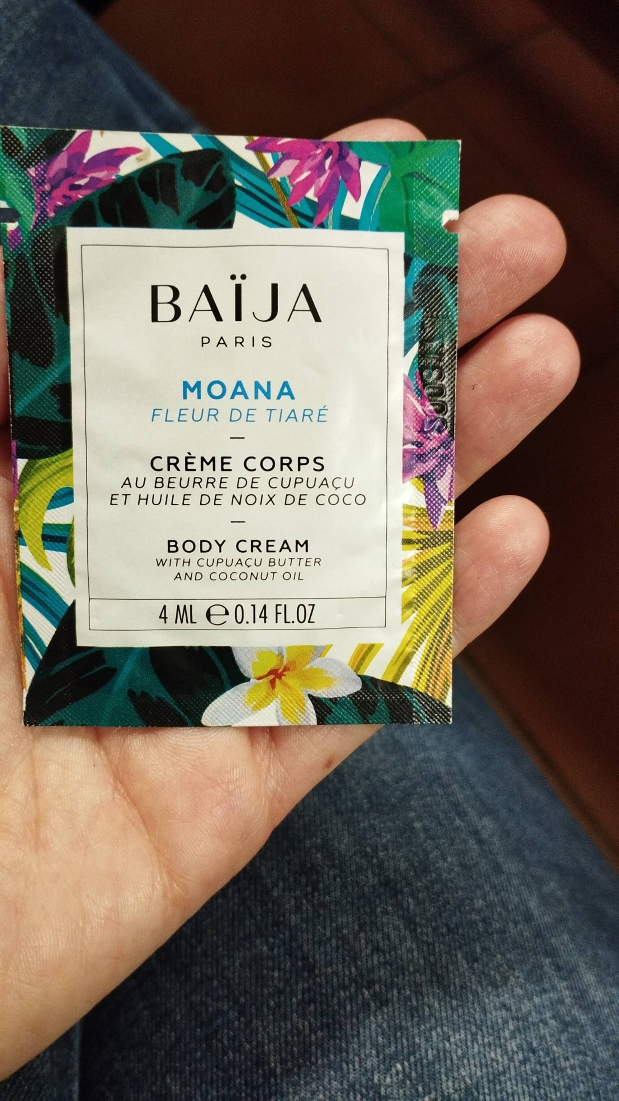 BAIJA - Moana - Crème corps fleur de tiaré 