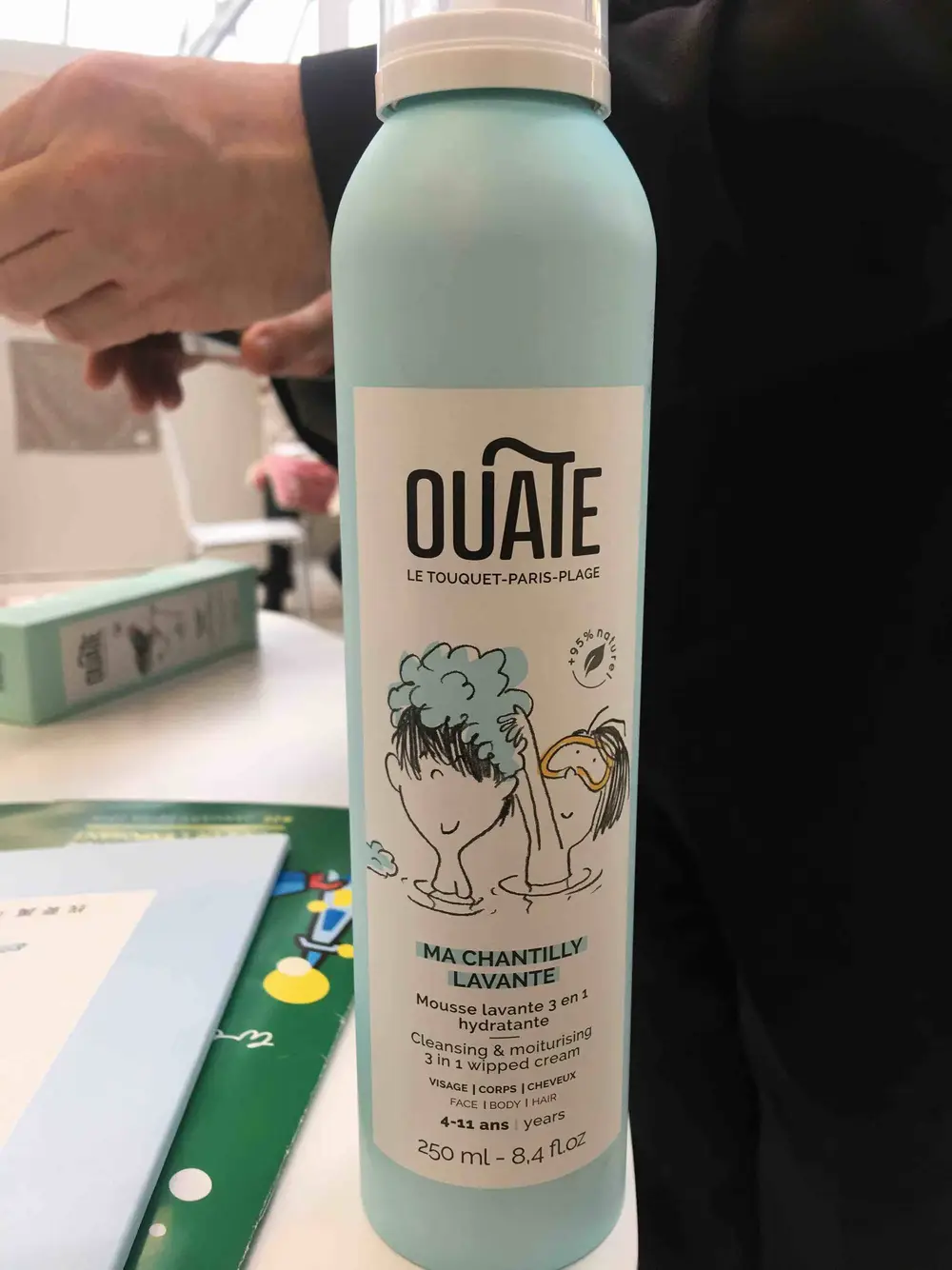 OUATE-PARIS - Ma Chantilly lavante - Mousse lavante 3 en 1 hydratante