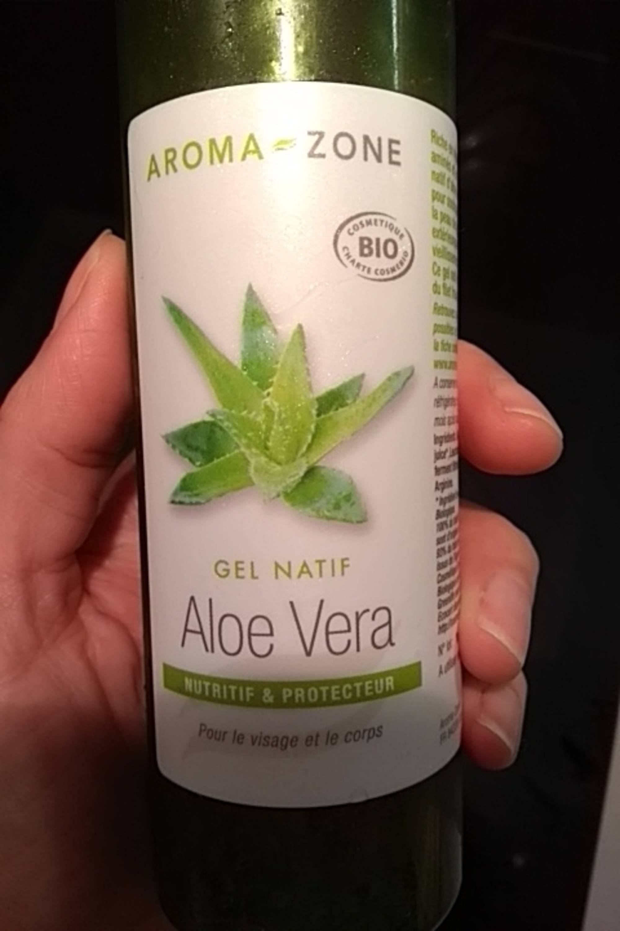 AROMA-ZONE - Aloe vera - Gel natif nutritif & protecteur