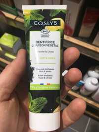 COSLYS - Menthe & Citron - Dentifrice charbon végétal