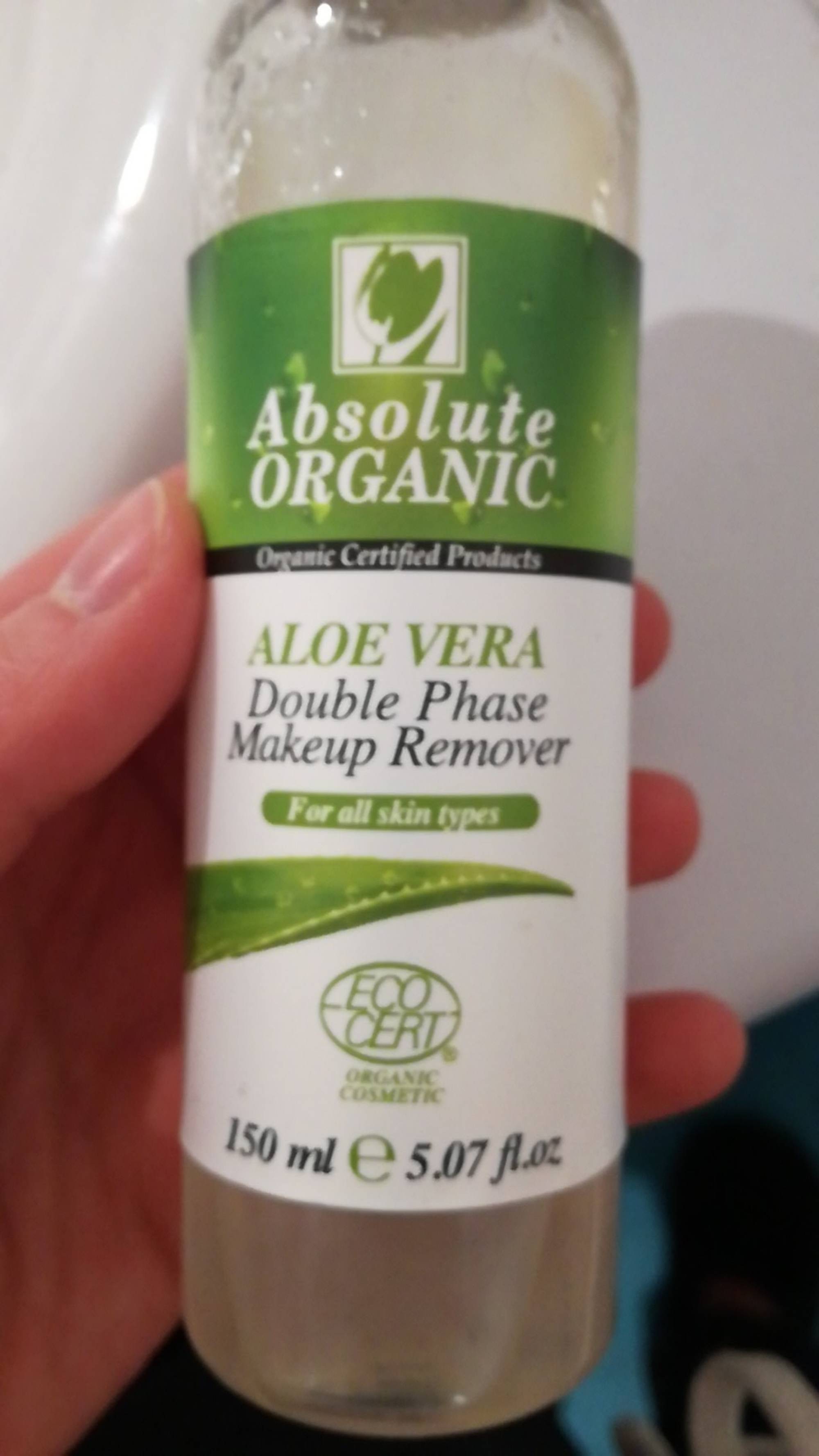 ABSOLUTE ORGANIC - Aloe vera - Double phase makeup remover