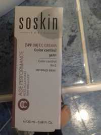 SOSKIN - Age performance - CC Cream 02 gold skin SPF 30