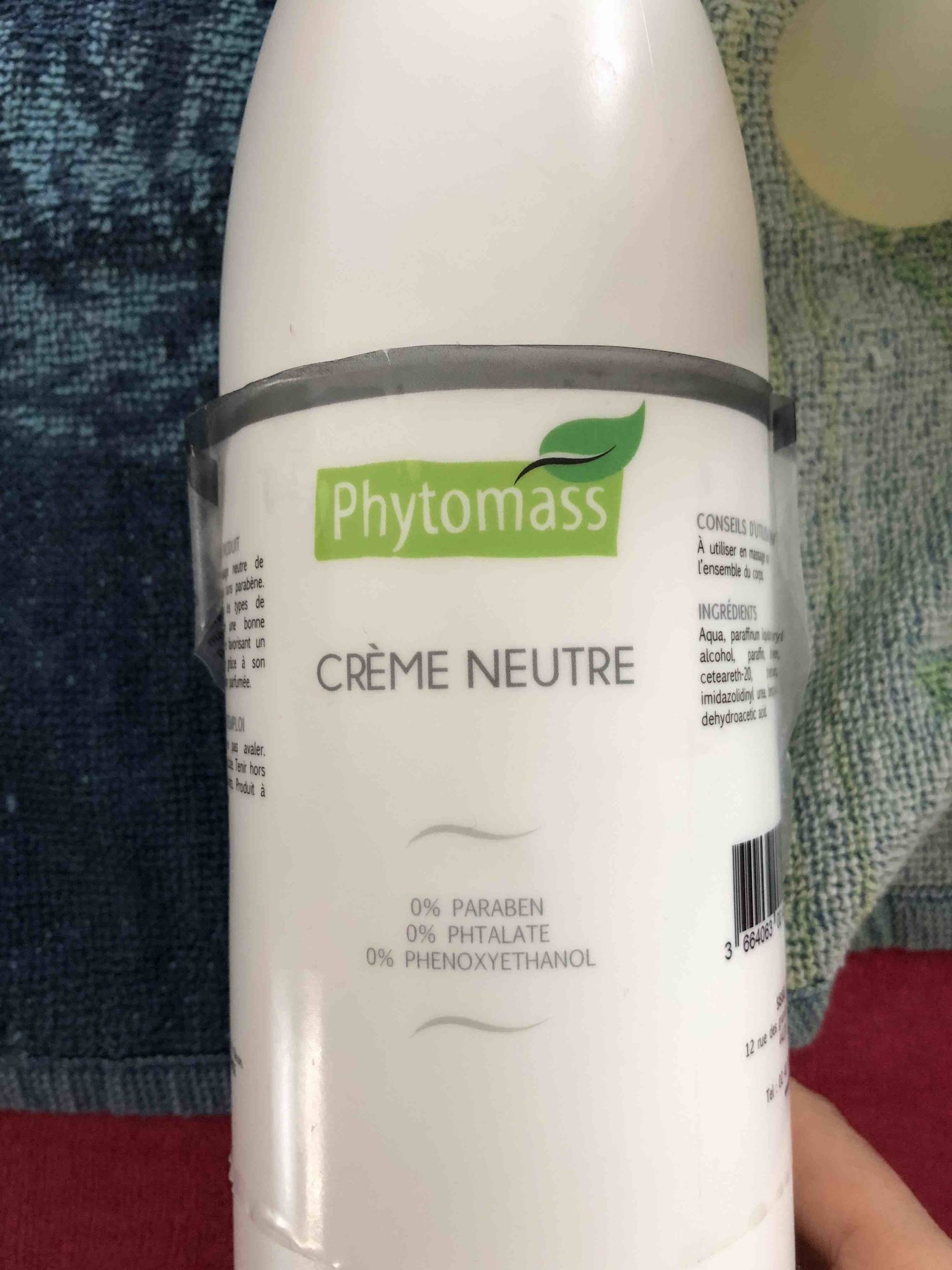 PHYTOMASS - Crème neutre