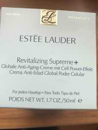 ESTEE LAUDER - Revitalizing supreme + - Global anti-aging creme