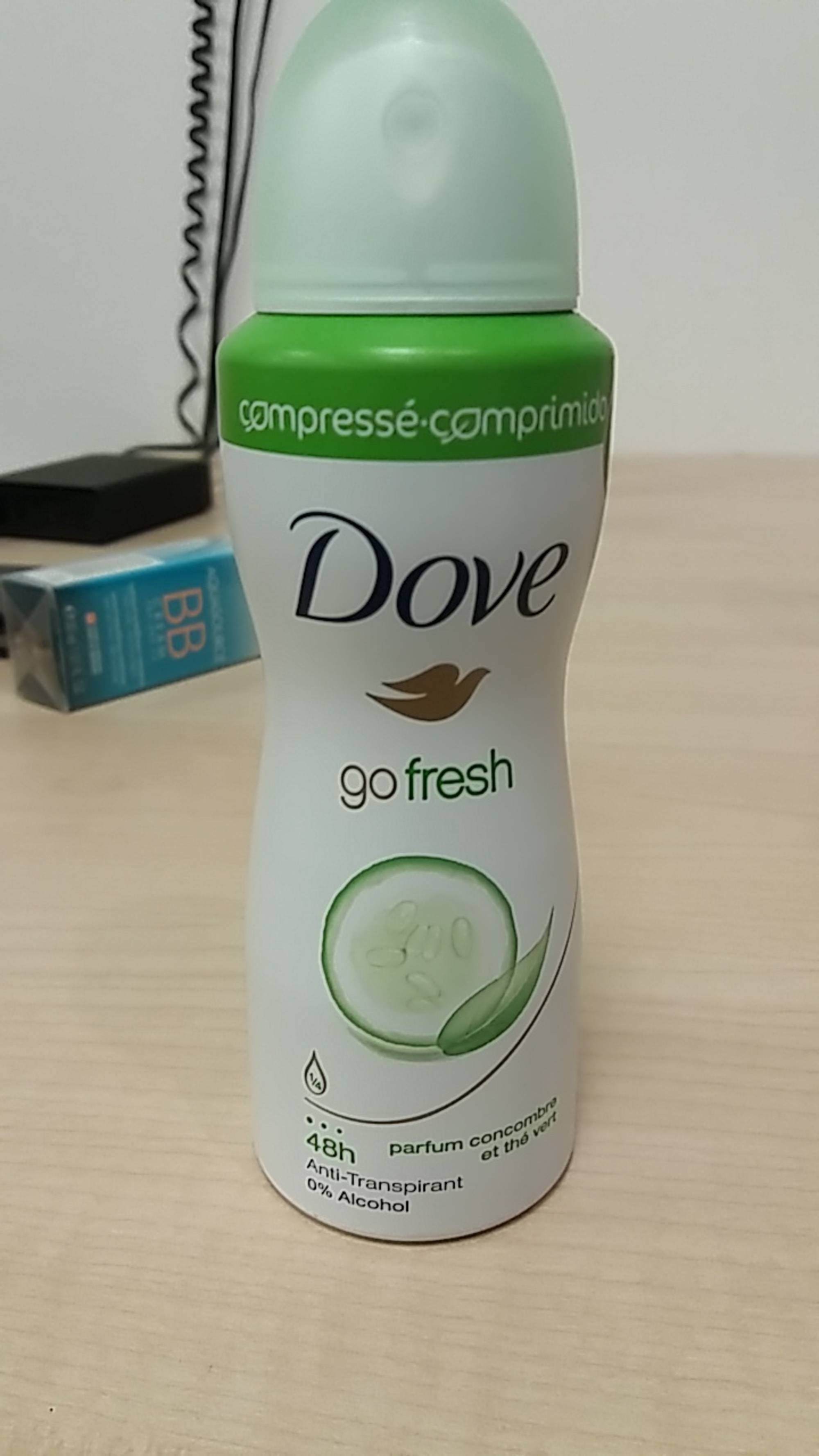 DOVE - Go fresh - Déodorant parfum concombre et thé vert compressé 48h