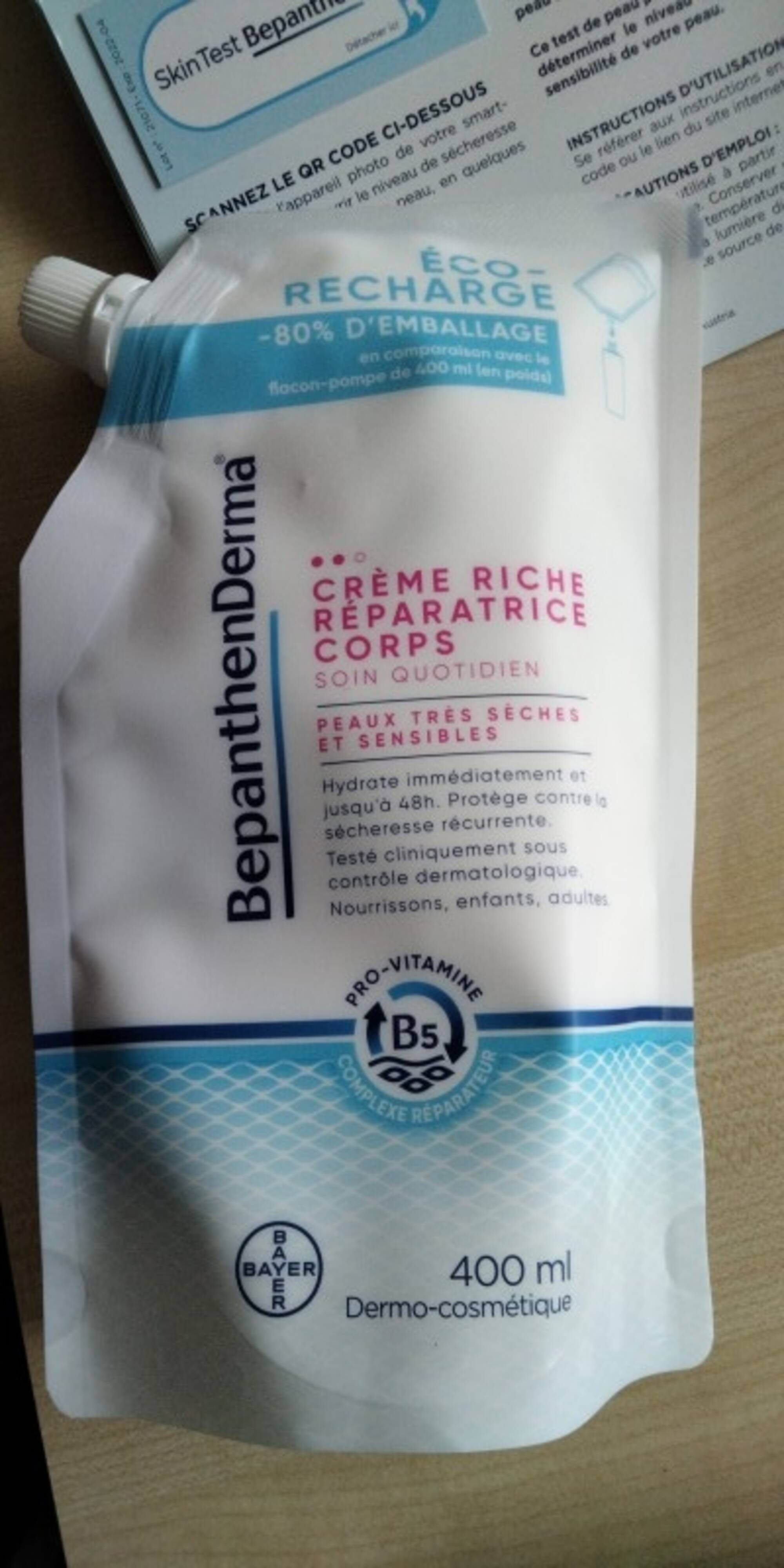 BAYER - Bepanthenderma - Crème riche réparatrice corps