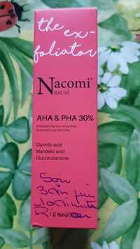 NACOMI - Next lvl Aha & Pha 30% - Exfoliates the skin smoothes and evens out skin tone
