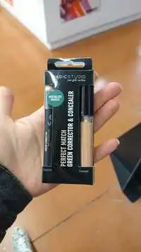 MAGIC STUDIO - Perfect match green corrector & concelear