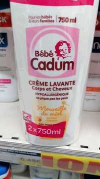 CADUM - Bébé cadum - Merveille de miel Crème lavante