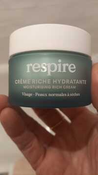 RESPIRE - Crème riche hydratante