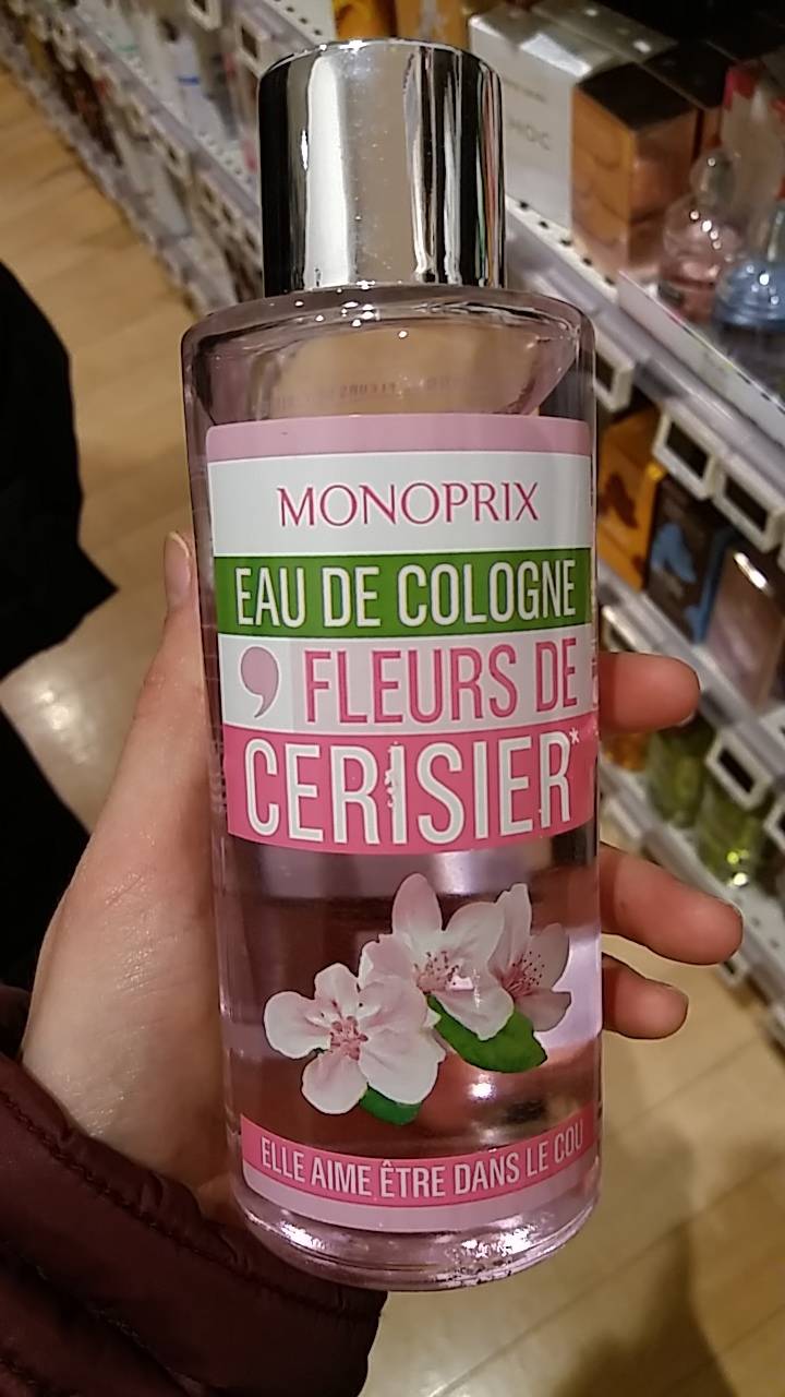 MONOPRIX - Fleurs de Cerisier - Eau de cologne 