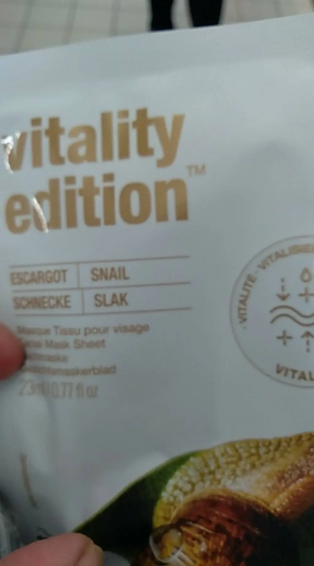 MAISON DE CORÉE - Vitality edition - Masque tissue pour visage escargot