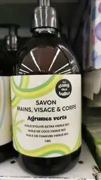 LE GANG DES BULLES - Agrumes verts - Savon main, visage & corps