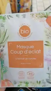 COSBELLE - Masque coup d'éclat à l'extrait de carotte