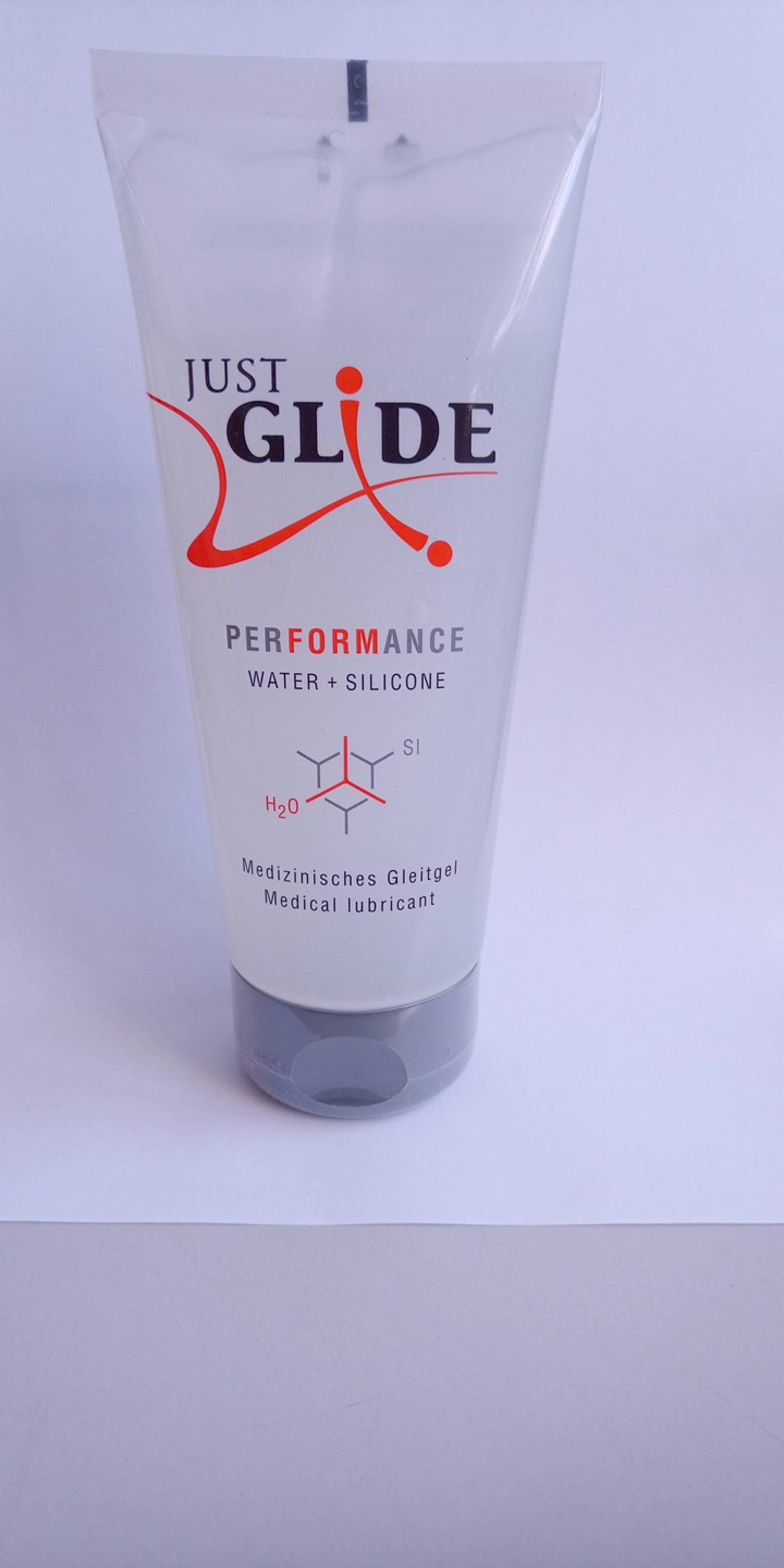 JUST GLIDE - Perfomance water + silicone  lubricant