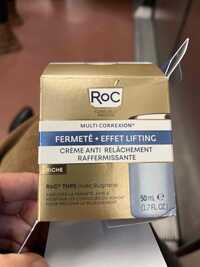 ROC - Fermeté + effet lifting - Crème anti-relâchement raffermissante