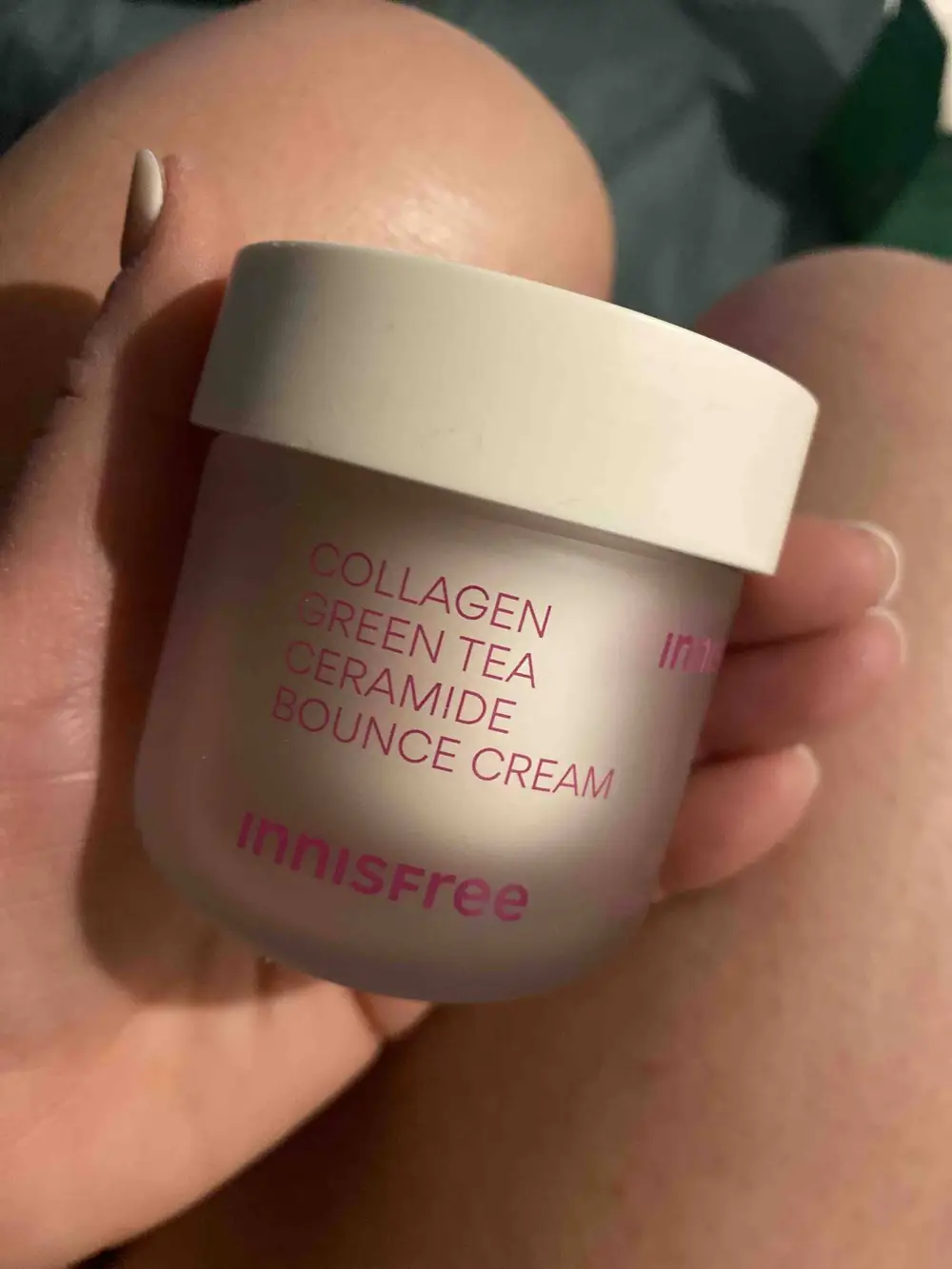 INNISFREE - Collagen green tea ceramide bounce cream