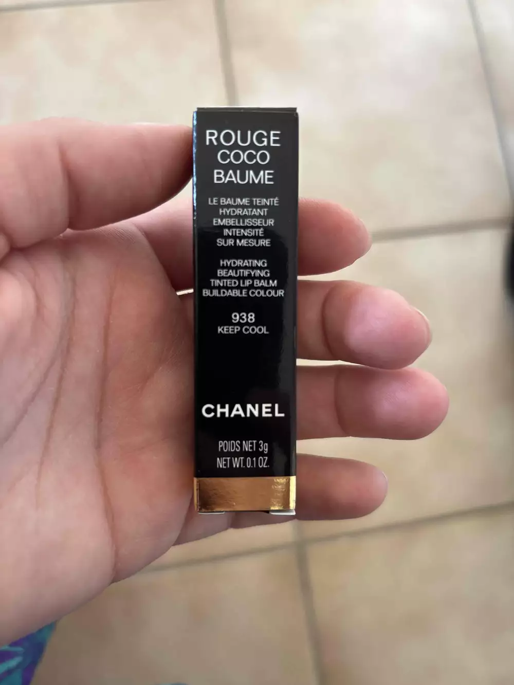 CHANEL - Rouge coco baume 938 keep cool