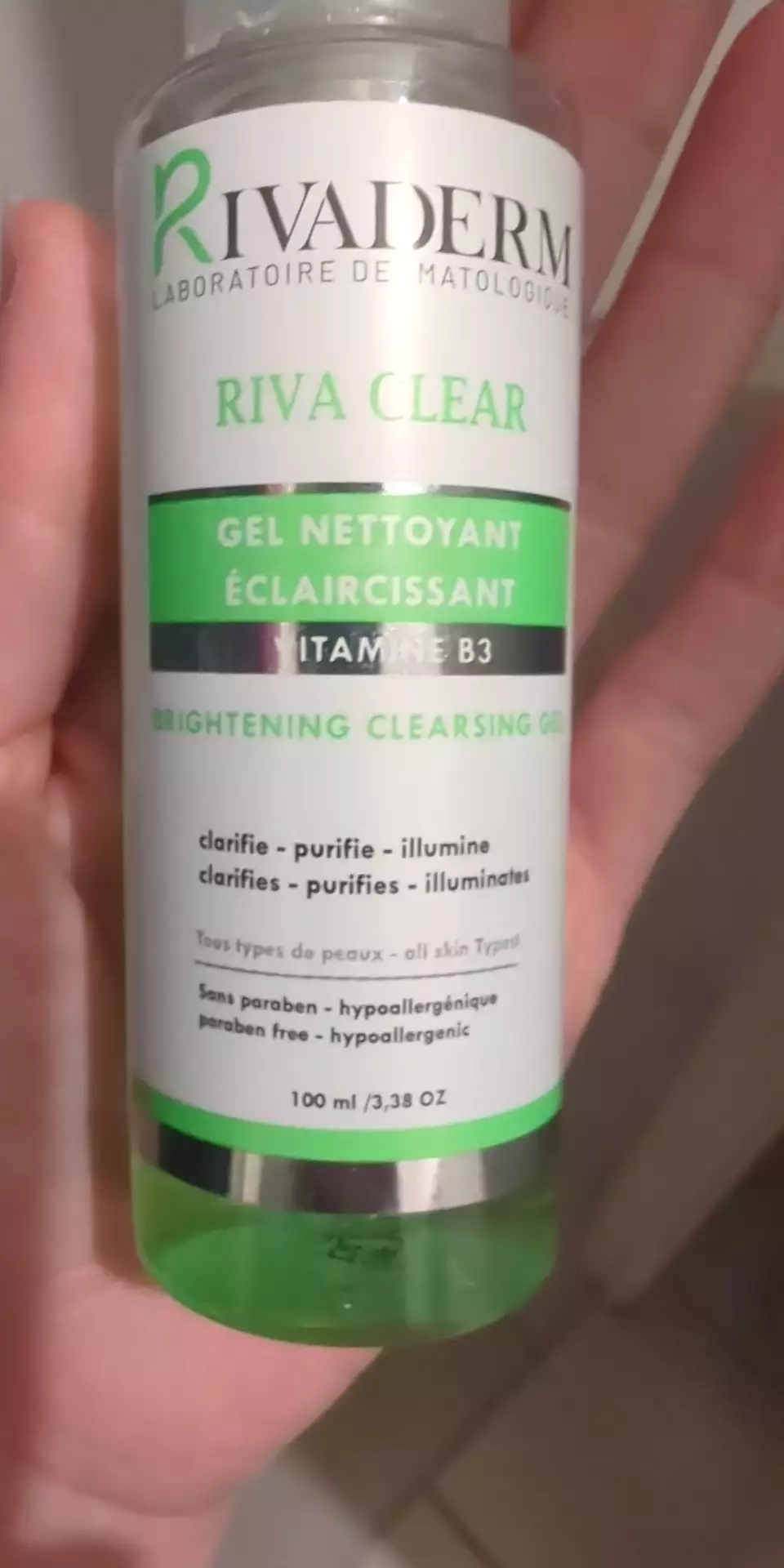 RIVADERM - Gel nettoyant éclaircissant