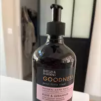 BAYLIS & HARDING - Goodness - Savon naturel pour les mains rose & geranium