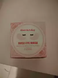 SLOW SUNDAY - Masque pour les yeux à la rose