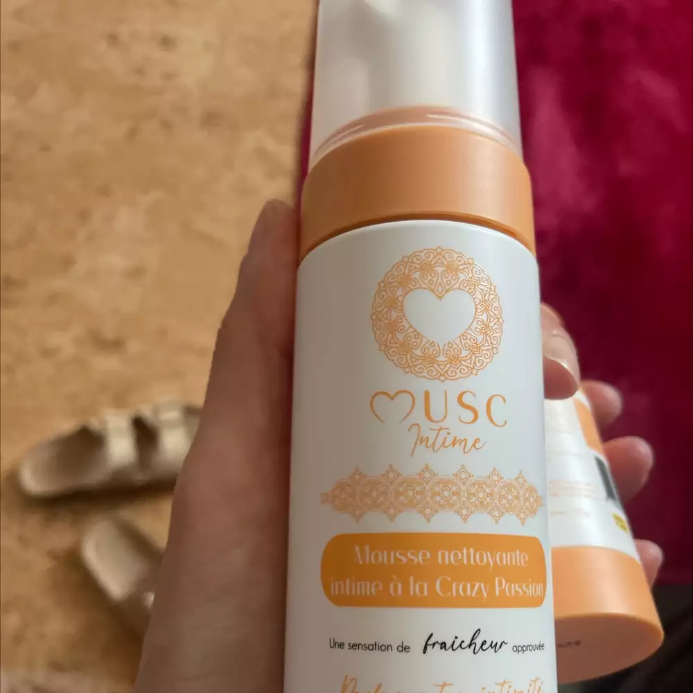 MUSC INTIME - Mousse nettoyante intime à la crazy passion