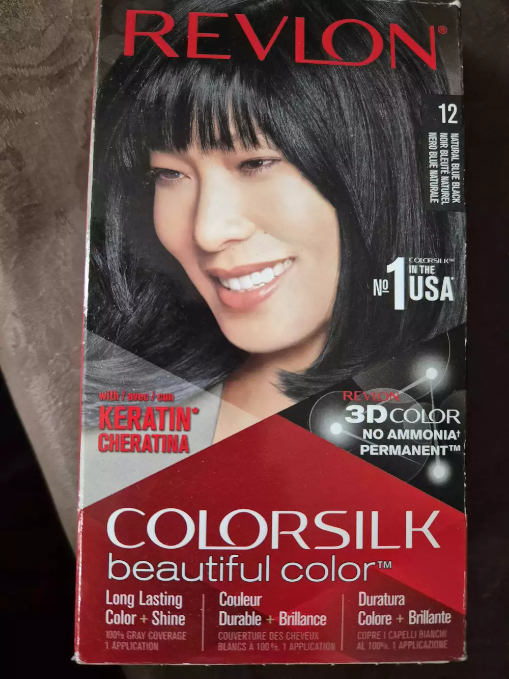 REVLON - Colorsilk beautiful color 12 natural blue black