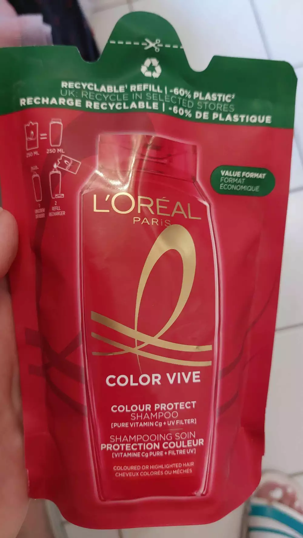 L'ORÉAL PARIS - Color vive - Shampooing soin