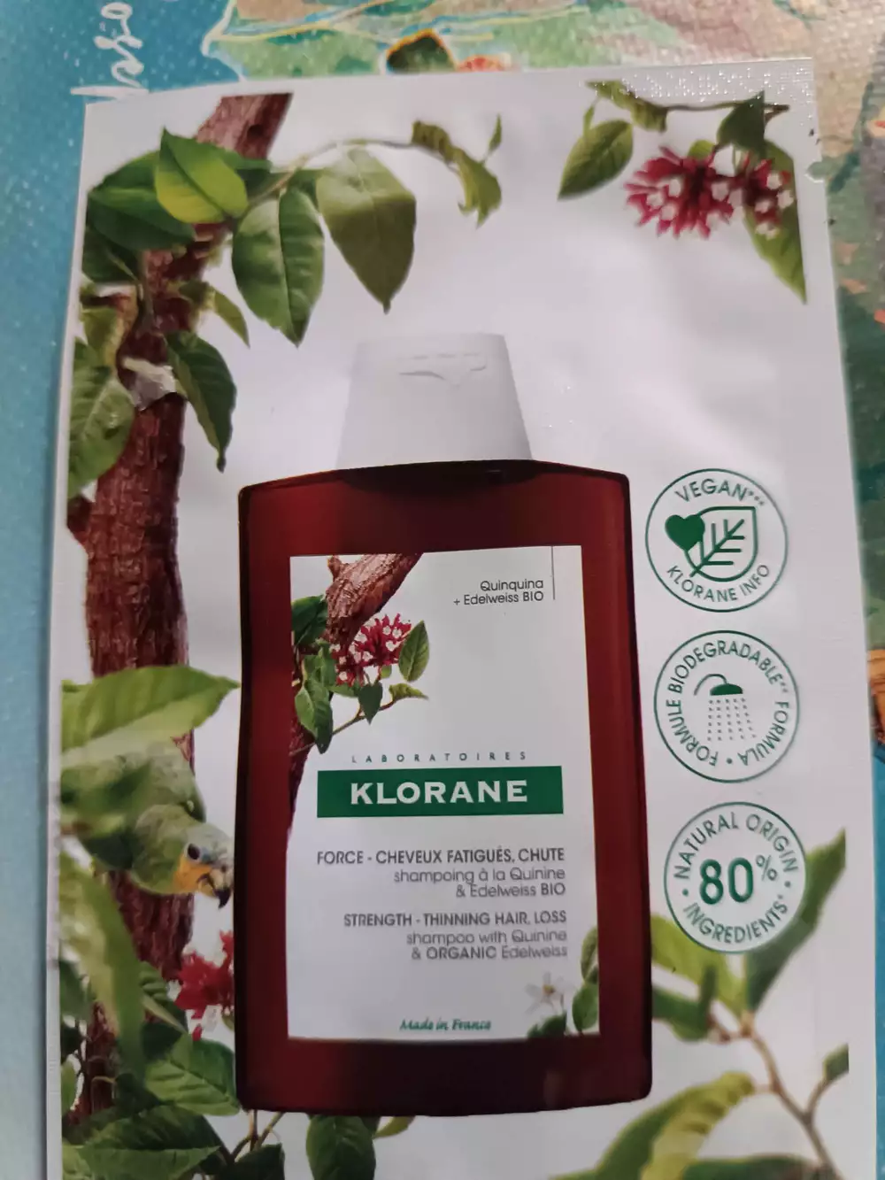 KLORANE - Shampooing à la quinine & edelweiss bio