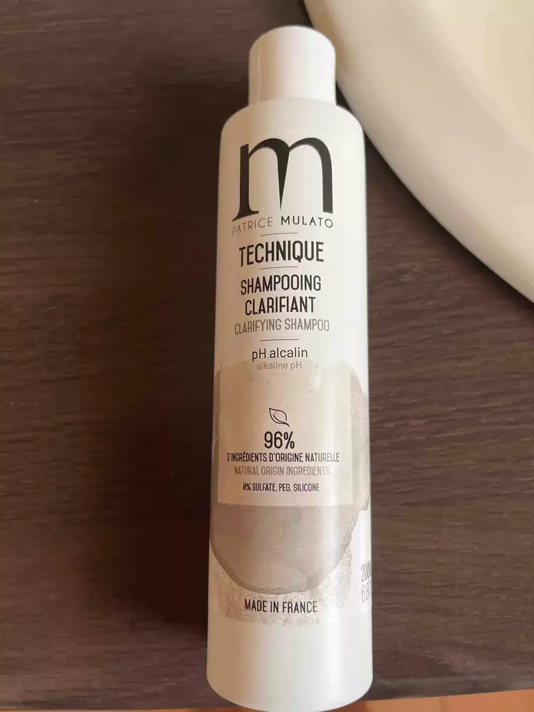 PATRICE MULATO - Technique - Shampooing clarifiant