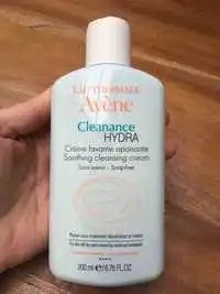 AVÈNE - Cleanance hydra Crème lavante apaisante