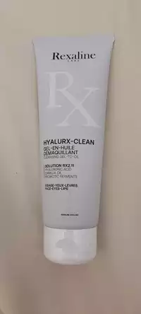 REXALINE - Hyalurx-clean - Gel-en-huile démaquillant 