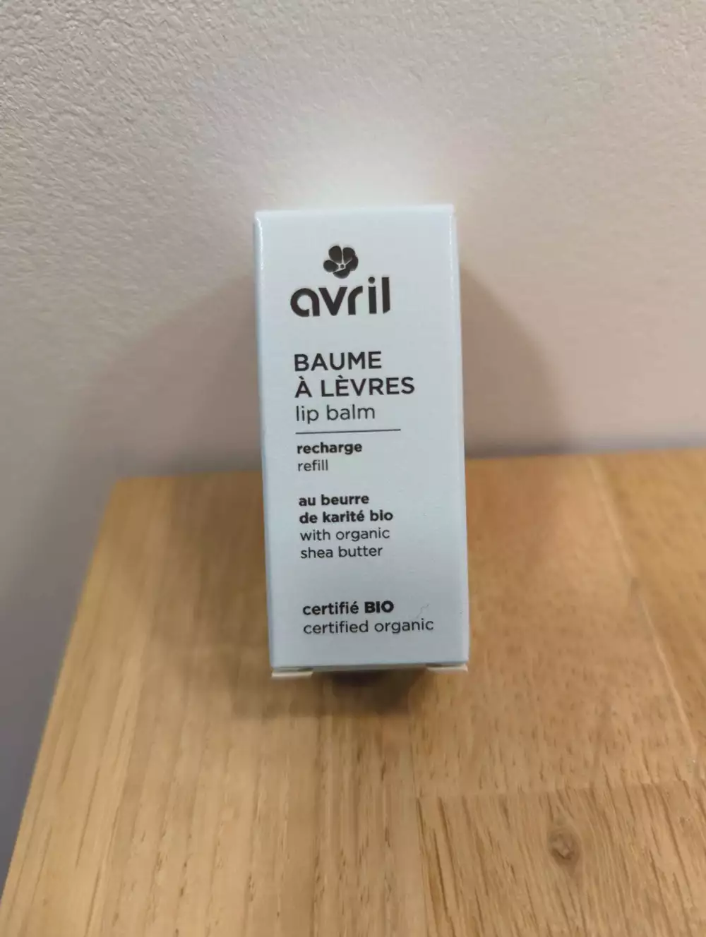 AVRIL - Baume à lèvres recharge au beurre de karité bio