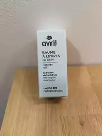 AVRIL - Baume à lèvres recharge au beurre de karité bio