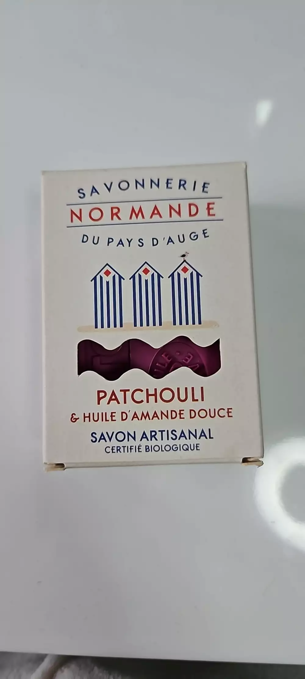 SAVONNERIE NORMANDE DU PAYS D'AUGE - Savon artisanal patchouli & huile d'amande douce