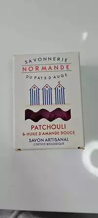 SAVONNERIE NORMANDE DU PAYS D'AUGE - Savon artisanal patchouli & huile d'amande douce