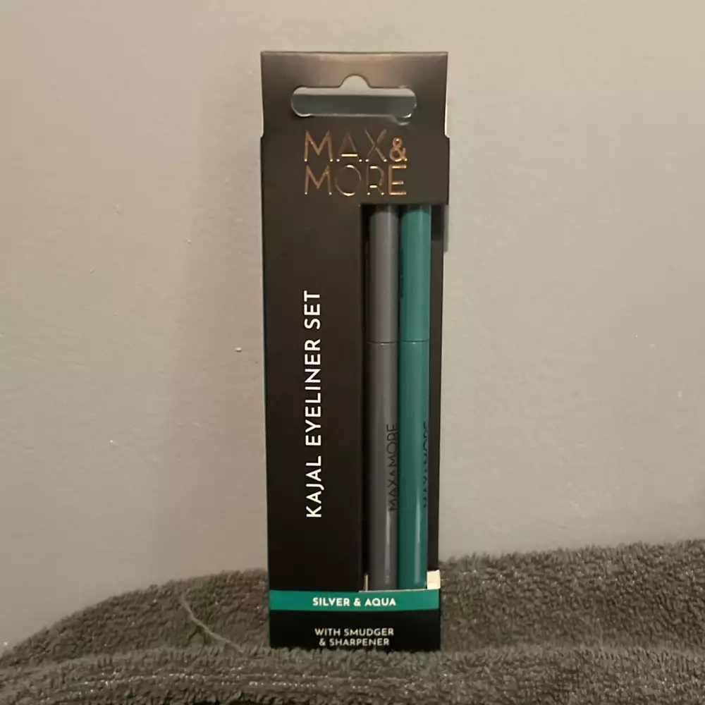MAX & MORE - Kajal eyeliner set silver & aqua
