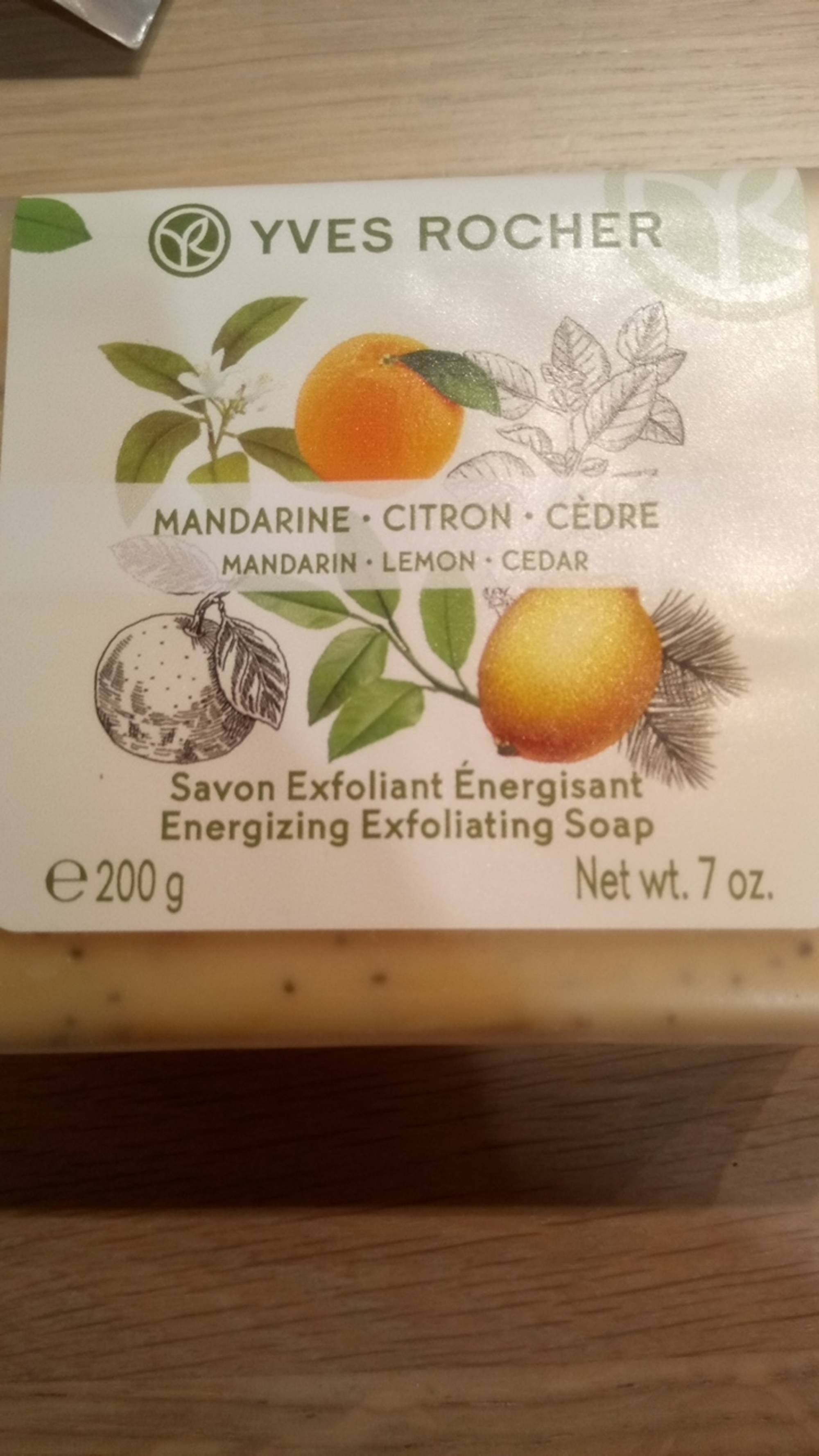 YVES ROCHER - Mandarine Citron Cèdre - Savon exfoliant énergisant