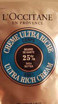 L'OCCITANE -  Beurre de karité - Crème ultra riche corps