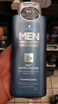 SCHWARZKOPF - Men power action 3 zn zincpt antipelliculaire