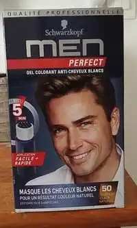 SCHWARZKOPF - Men perfect - Gel Colorant anti-cheveux blancs