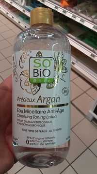 SO'BIO ÉTIC - Précieux argan eau micellaire anti-âge