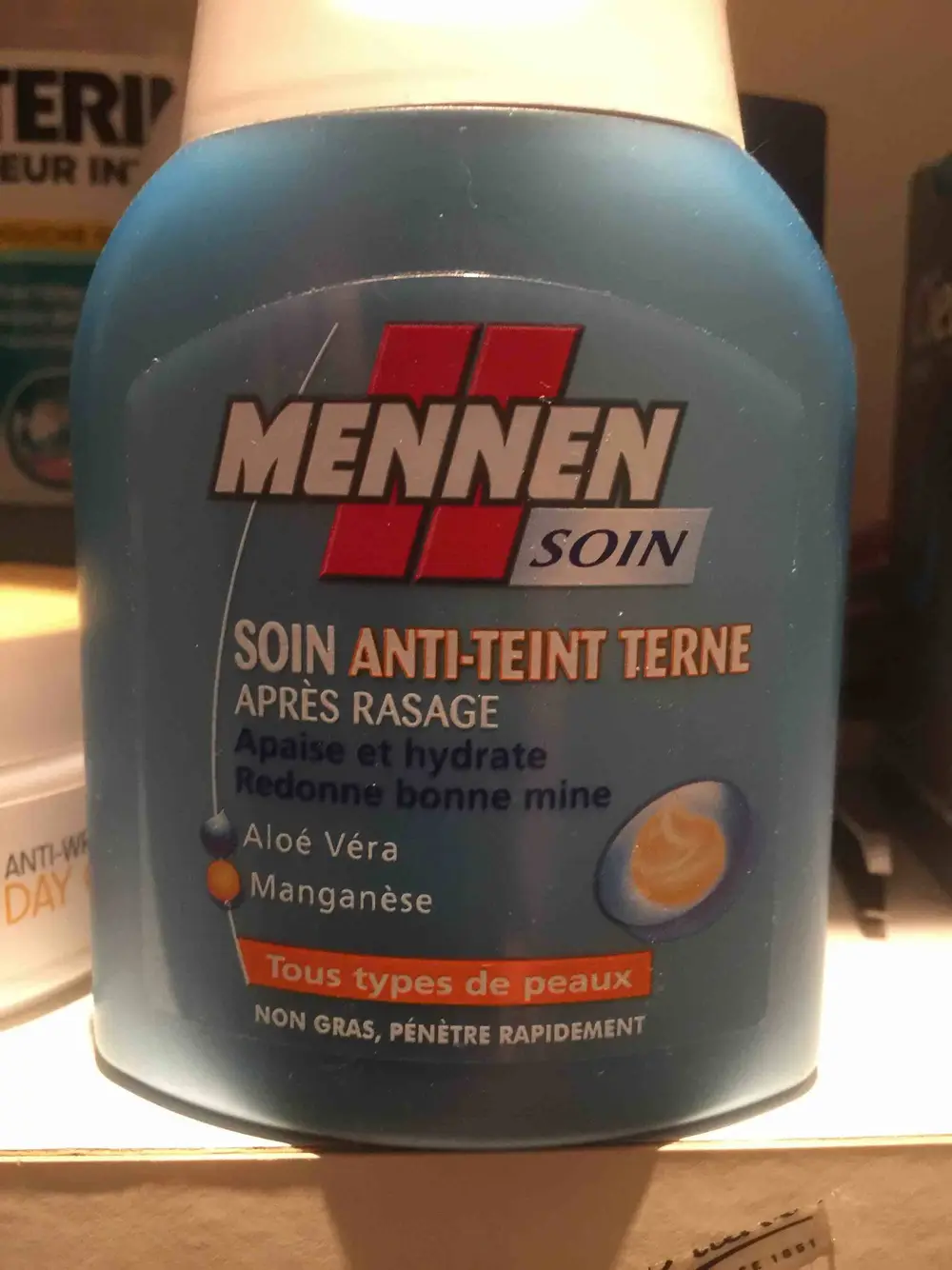 MENNEN - Baume anti-teint terne - Après-rasage + soin visage