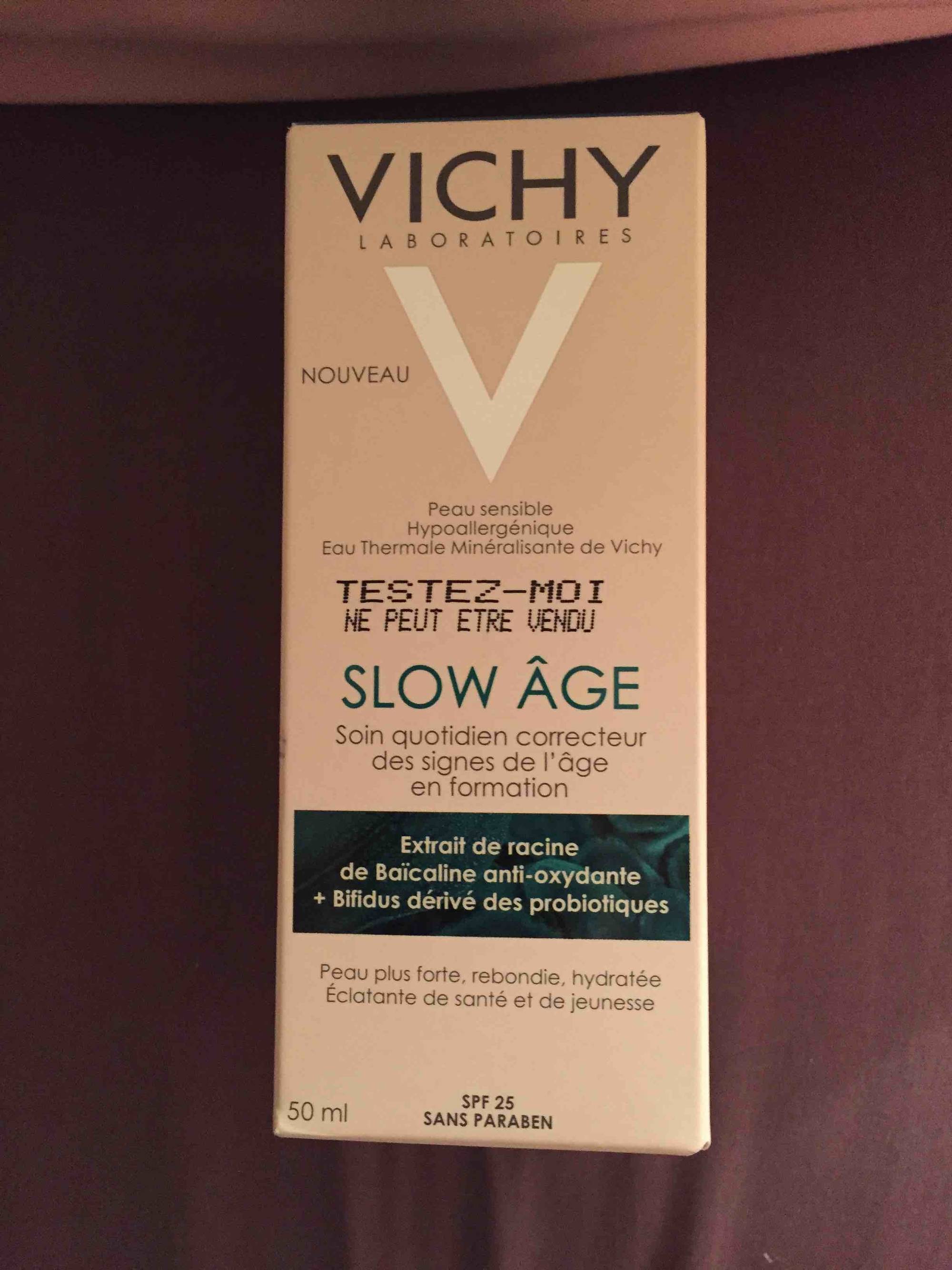 VICHY - Slow âge - Soin quotidien correcteur des signes de l'âge en formation