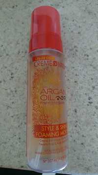 CREME OF NATURE - Argan Oil - Style & Shine foaming mousse
