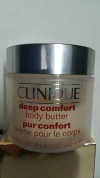 CLINIQUE - Pur confort - Crème pour le corps