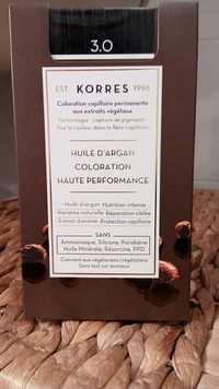 KORRES - Huile d'argan coloration haute performance 3.0