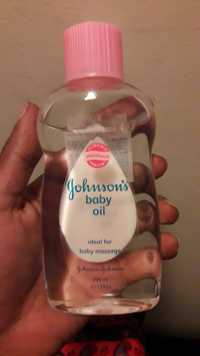 JOHNSON'S - Baby oil - Ideal for baby massage