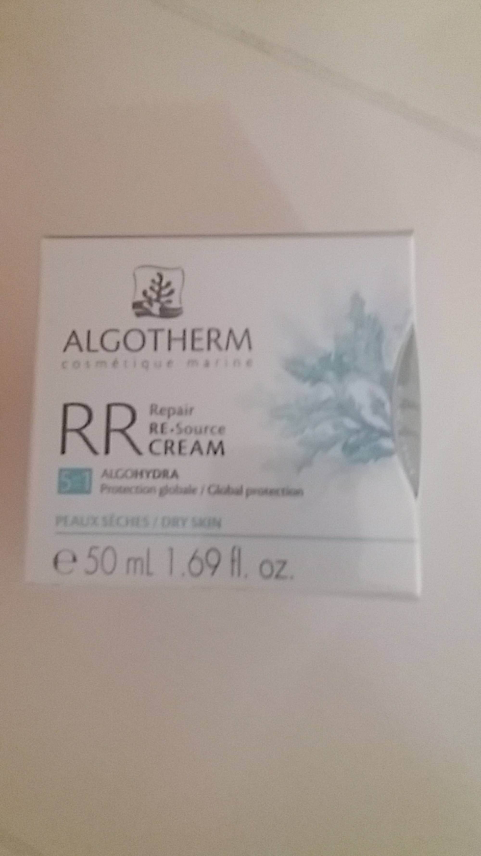 ALGOTHERM - Algohydra - RR repair re-source cream 5 en 1