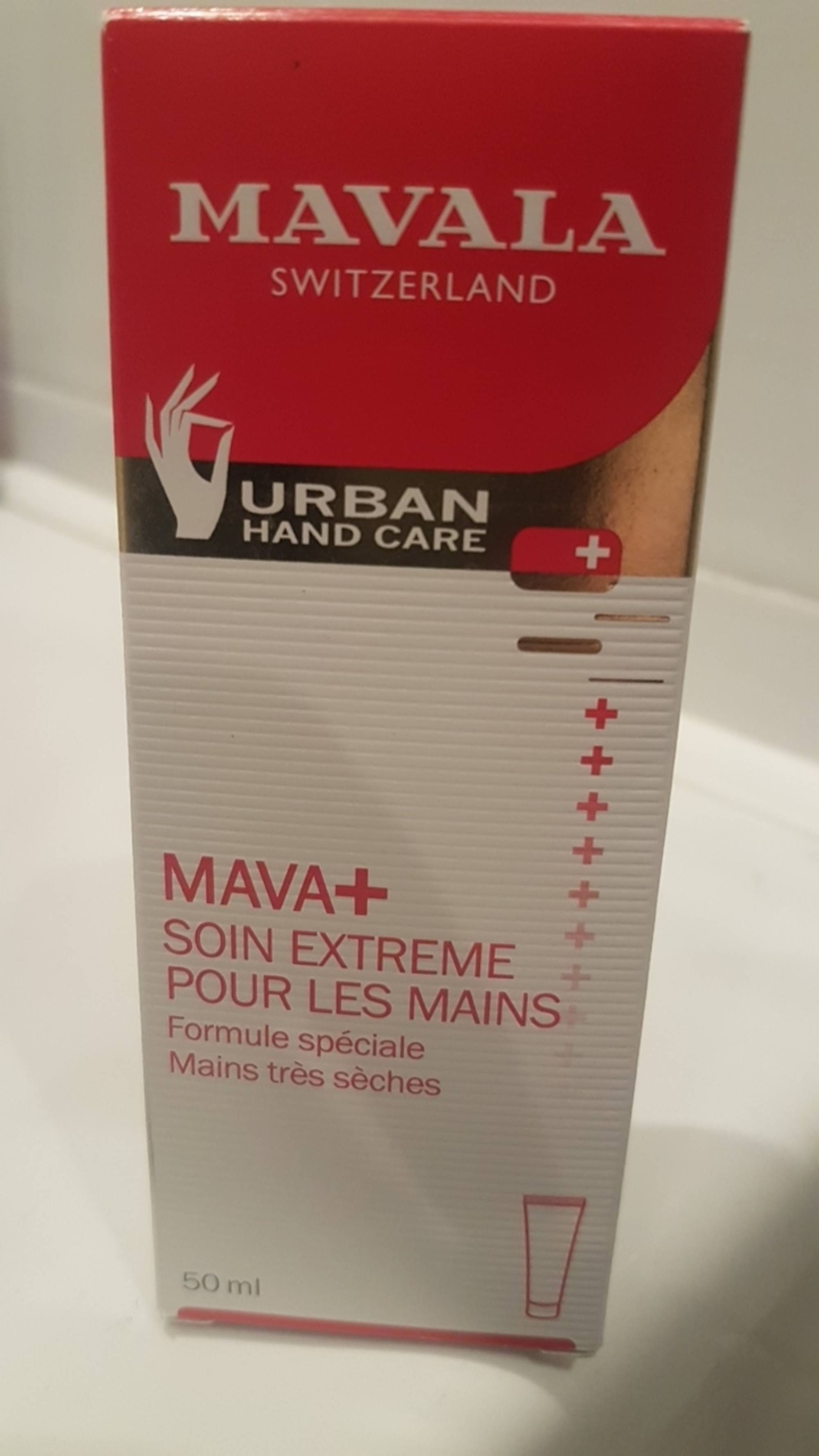 MAVALA - Mava+ - Soin extrême pour les mains